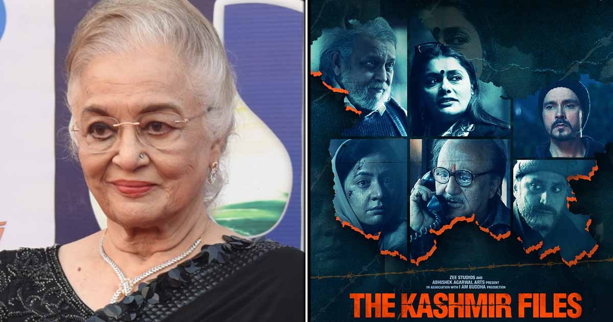 'Asha Parekh slams The Kashmir Files producers, asks ‘How much money did they give for welfare of Hindus living in Jammu and Kashmir?’'